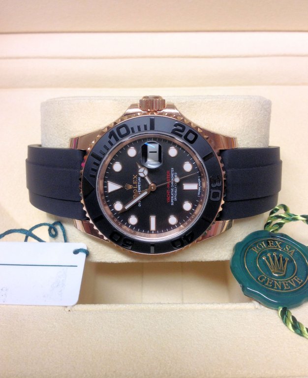Rolex replica Yacht Master 40 116655 Rose Gold3
