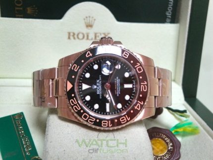 Rolex replica GMT master II everose 126715CHNR MY2018 orologio copia imitazione